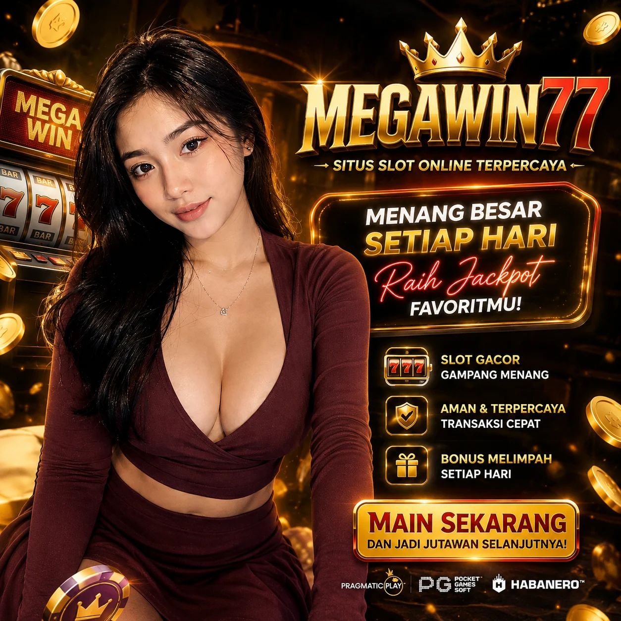 MEGAWIN77 Banner
